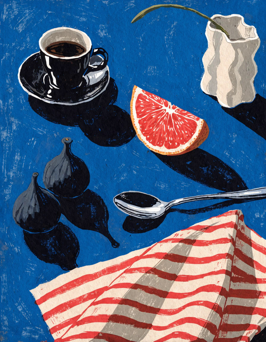 A Table in Blue — TPG-INT-025